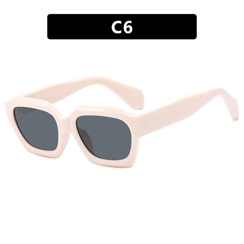 Women's fashionable sunglasses with distinctive geometric design and protective UV filter Stornfield