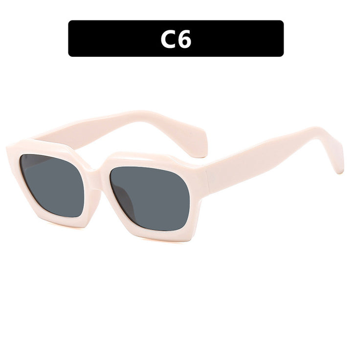 Women's fashionable sunglasses with distinctive geometric design and protective UV filter Stornfield