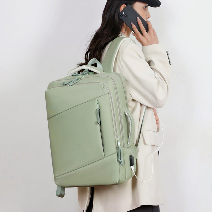 Functional travel backpack with separate laptop compartment and ergonomic design Stornfield