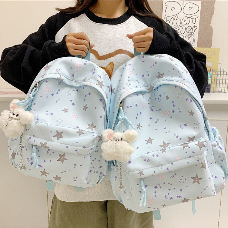 Girls' Star Patterned Backpack Stornfield