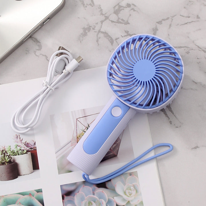 Women portable USB handheld fan with adjustable tilt angle Stornfield