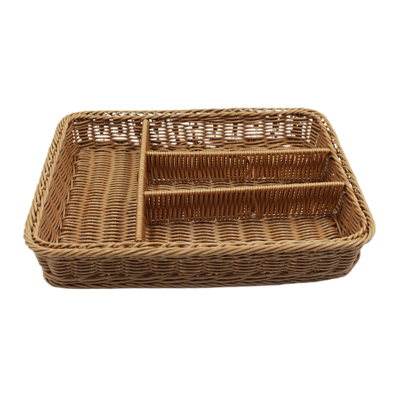 Multi-Sectional Woven Storage Basket Stornfield