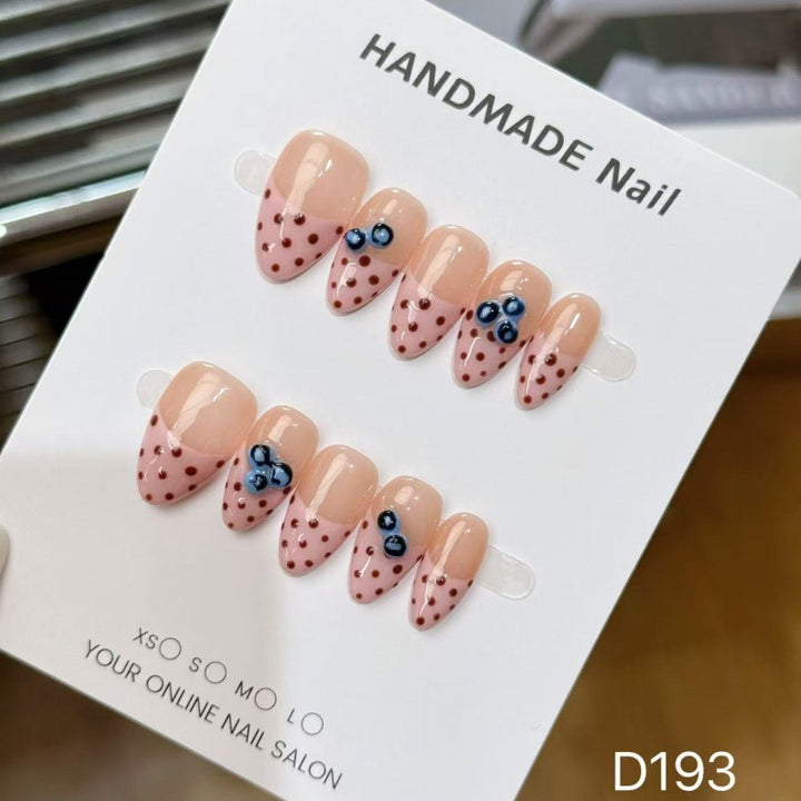 Handmade Decorative Press-On Nail Set