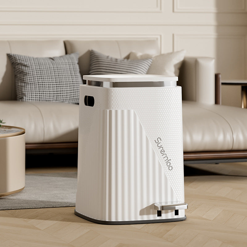 Women's modern and elegant trash can with foot pedal and silent lid Stornfield