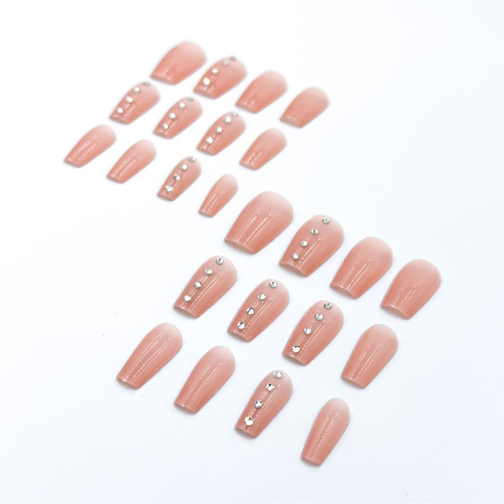Glamorous Rhinestone Nail Art Design