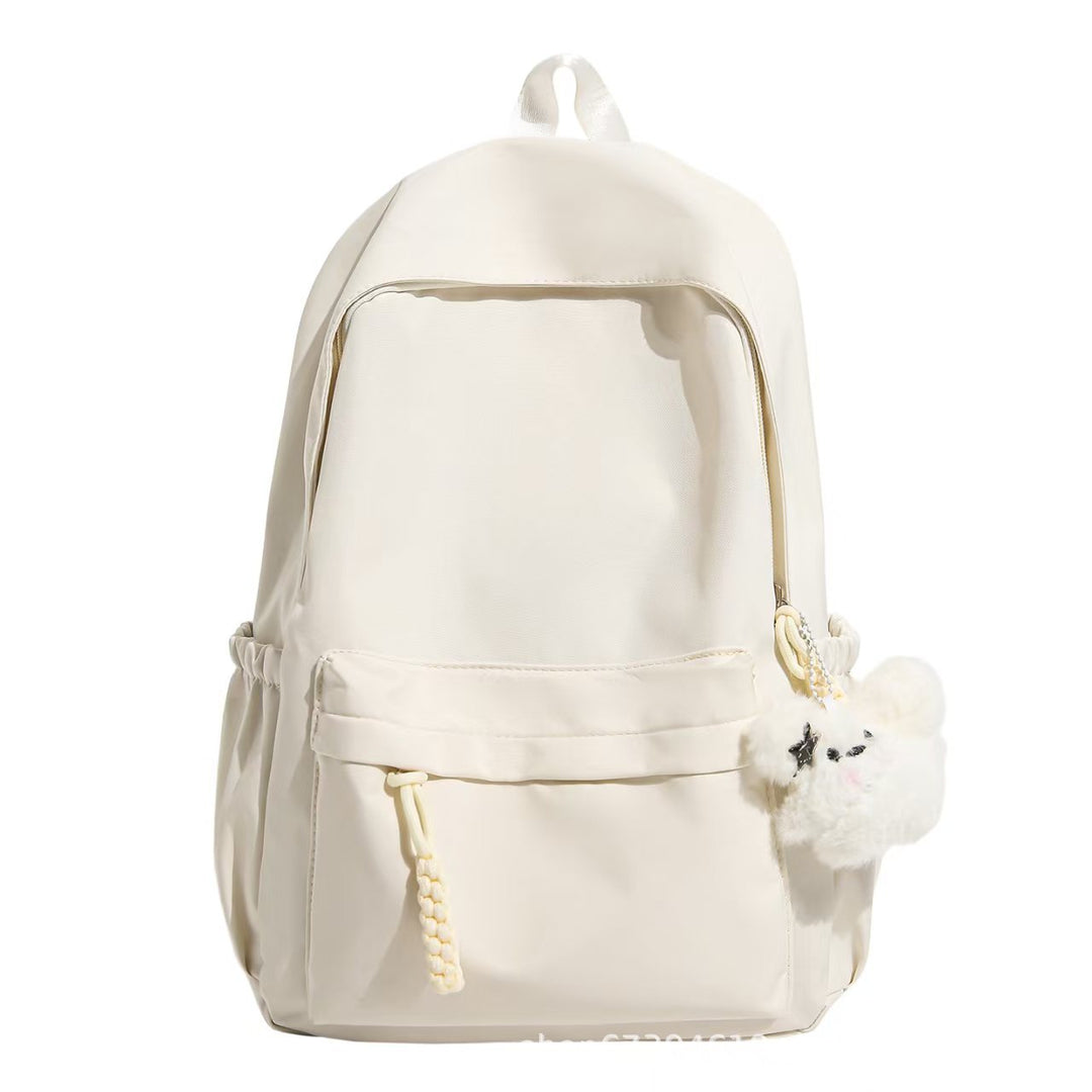 Backpack with Practical Compartment System and Playful Plush Pendant Stornfield