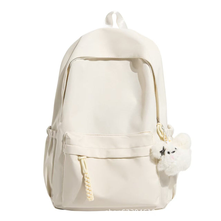 Backpack with Practical Compartment System and Playful Plush Pendant Stornfield