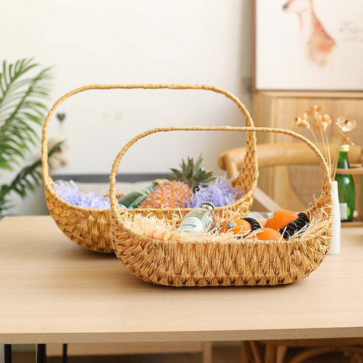 Artisan Woven Serving Basket Stornfield