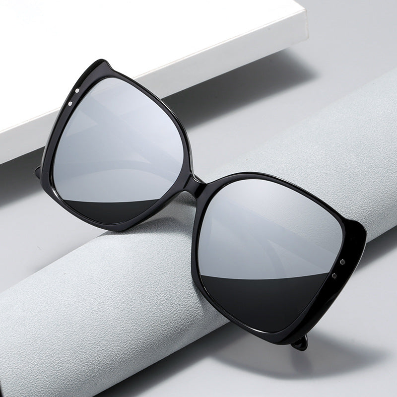 Women oversized sunglasses with brown gradient Stornfield