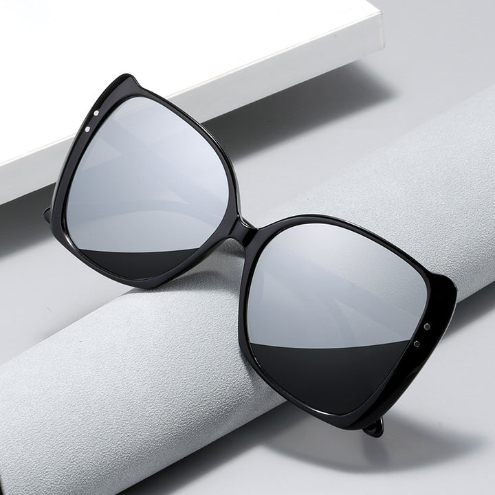 Women oversized sunglasses with brown gradient Stornfield