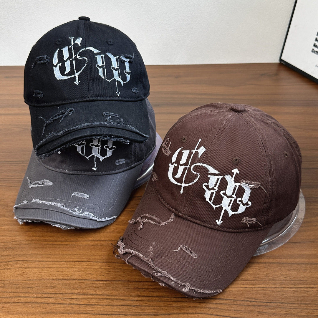 Men's Distressed Graphic Embroidered Cap Stornfield