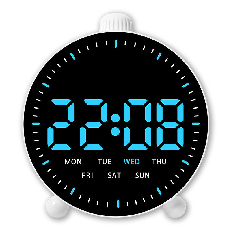 Digital desk clock with LED display and date Stornfield