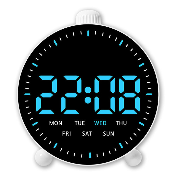 Digital desk clock with LED display and date Stornfield