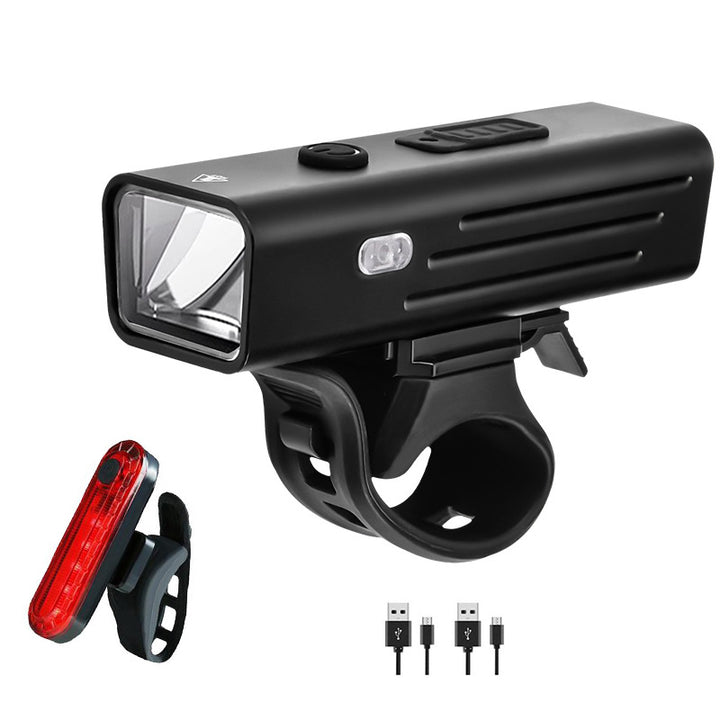 Rechargeable Bicycle Headlight and Safety Taillight Set Stornfield