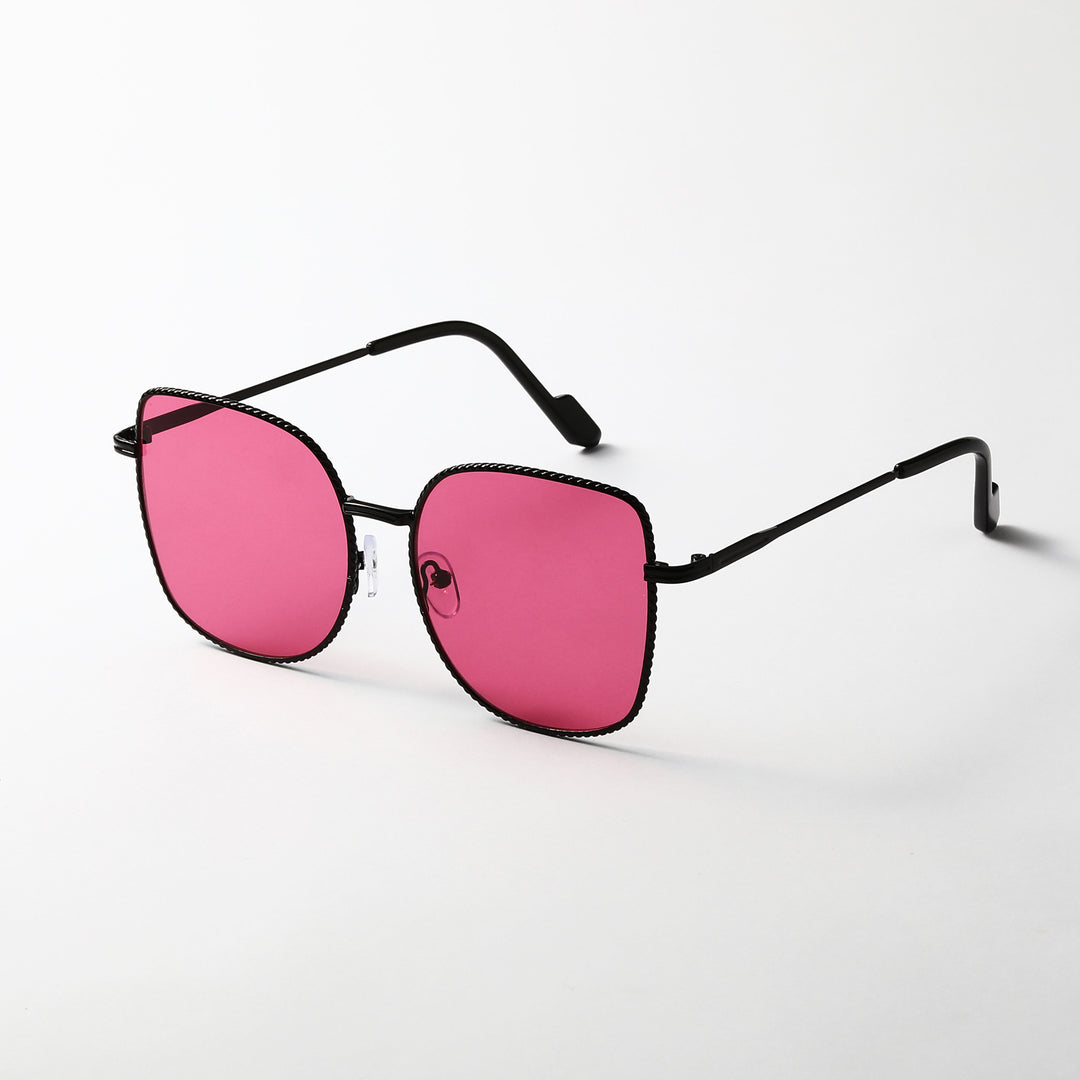 Women's fashionable oversized designer sunglasses with multifaceted frame Stornfield