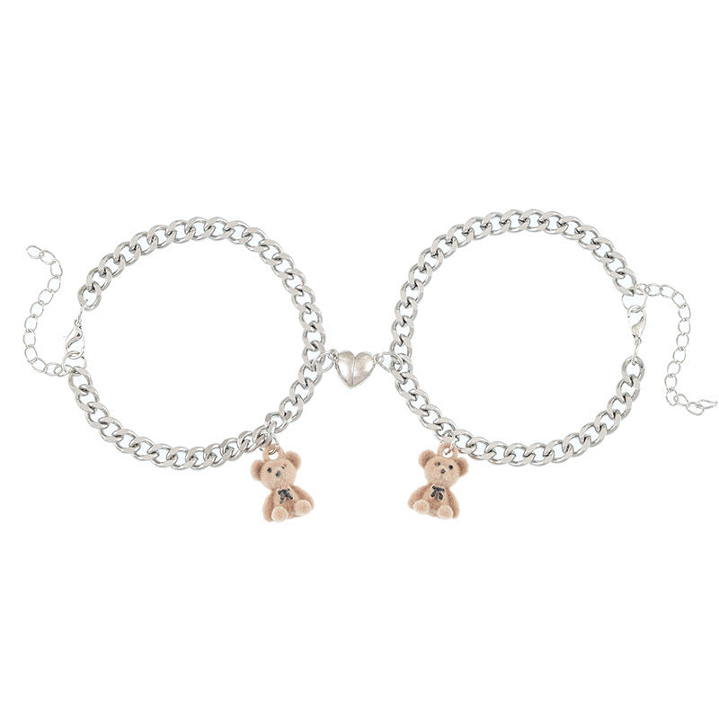 Playful necklace with bear charms Stornfield