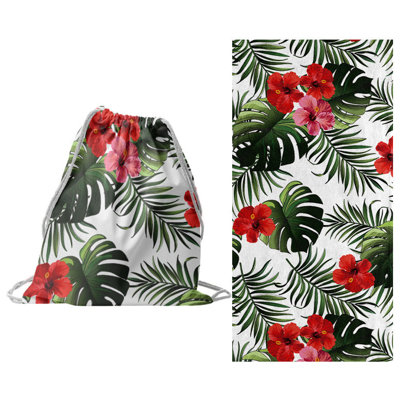 Multifunctional beach set with tote bag and towel Stornfield