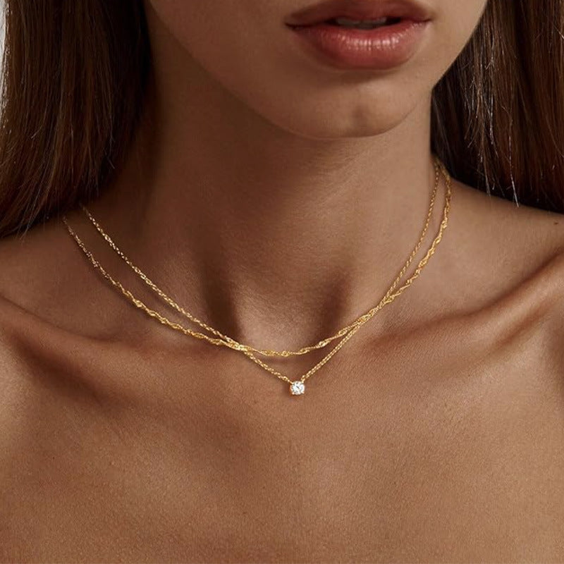 Layered Gold Necklace Stornfield