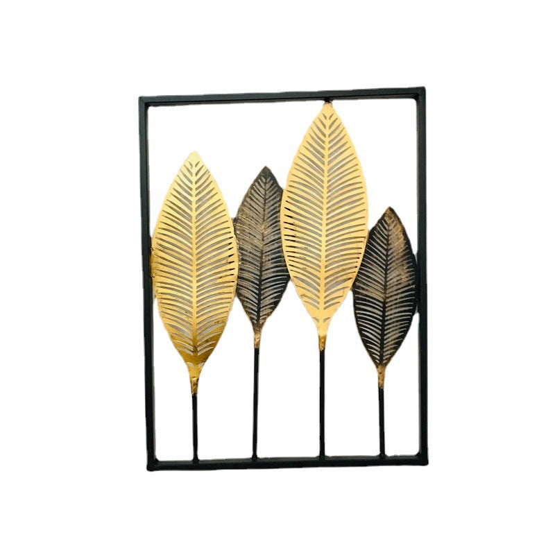 Leaf-Inspired Metal Wall Art Stornfield