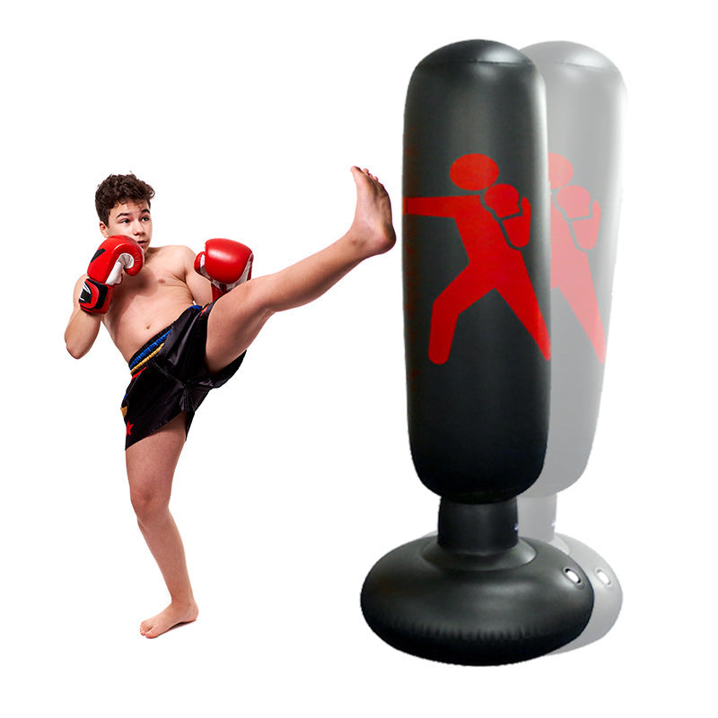 Unisex Inflatable Punching Bag with Stable Stand Base Stornfield