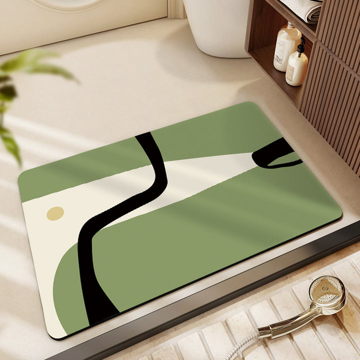 Stylish Modern Bathroom Mat Stornfield