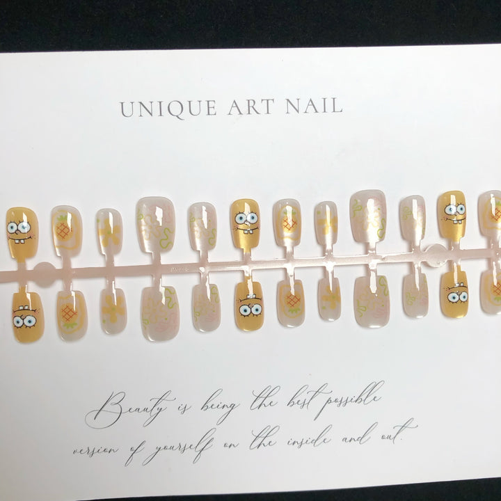 Themed Cartoon Character Press-On Nail Set