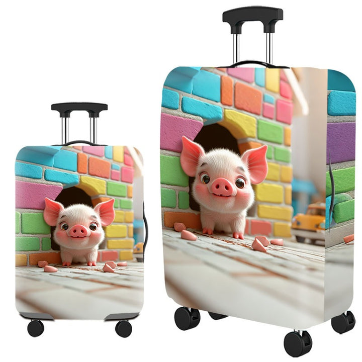 Artistic Cat-Themed Hard Shell Suitcase Stornfield