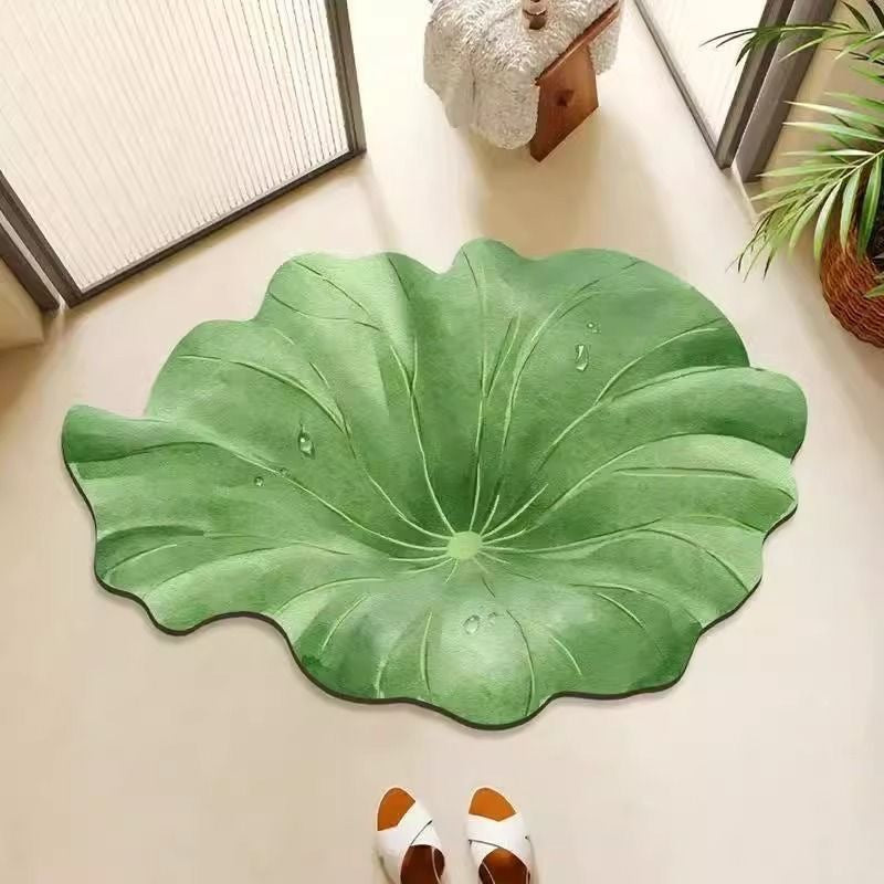 Home Decorative Leaf-Shaped Mat