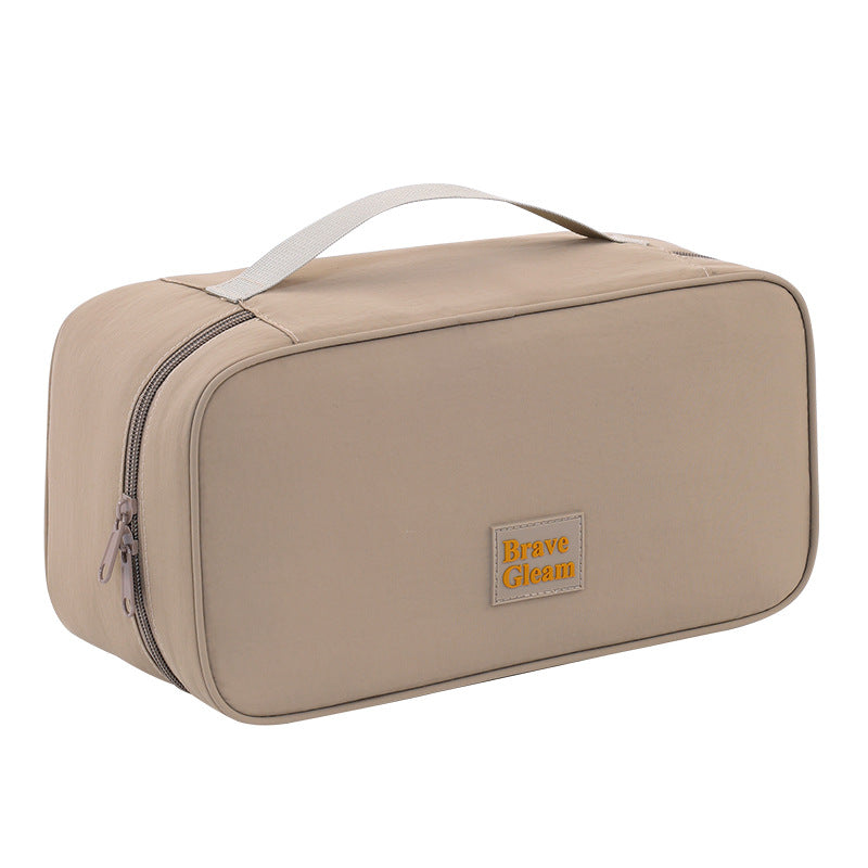 Cosmetic Transport Bag With Elegant And Practical Interior Compartment System Stornfield