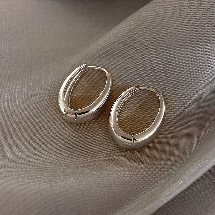 Modern Hoop Earrings with Geometric Design Stornfield