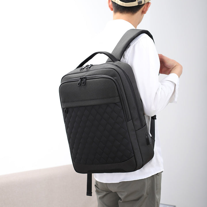Stylish Quilted Laptop Backpack Stornfield