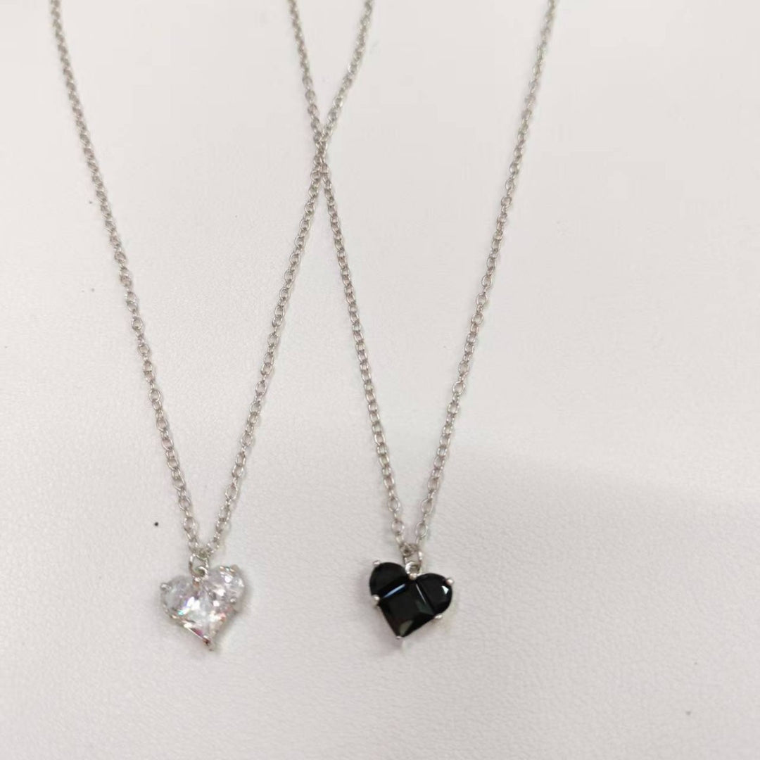 Heart-Shaped Crystal Pendant Necklace Stornfield