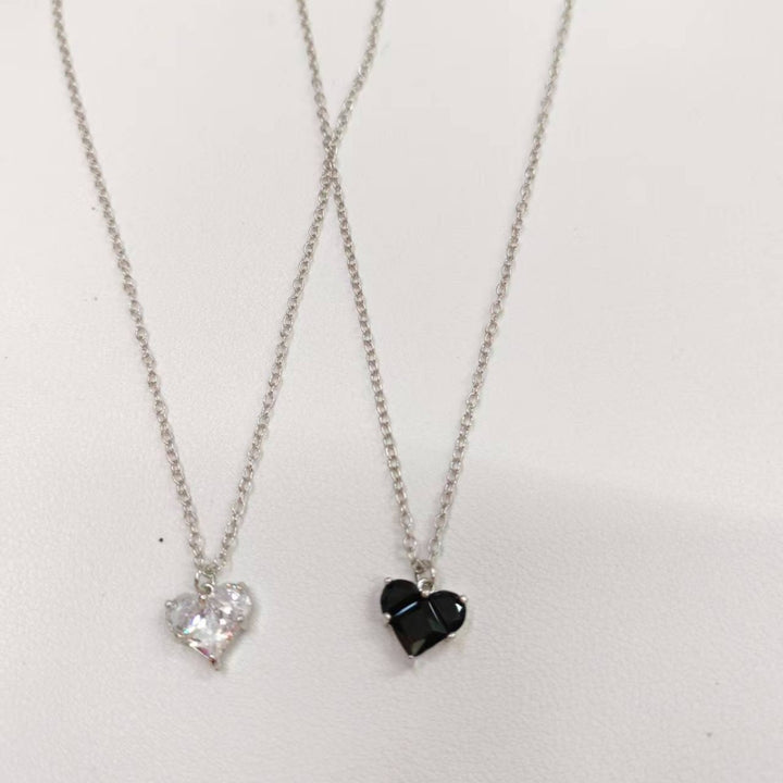Heart-Shaped Crystal Pendant Necklace Stornfield