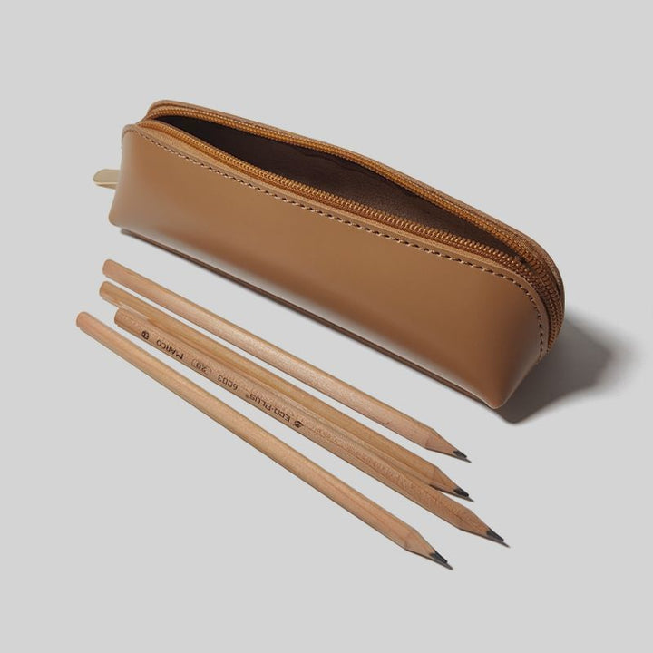 Minimalist Leather Pencil Case Stornfield