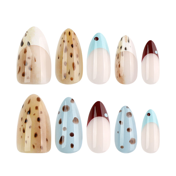 Artful stiletto nails with modern animal motif Stornfield