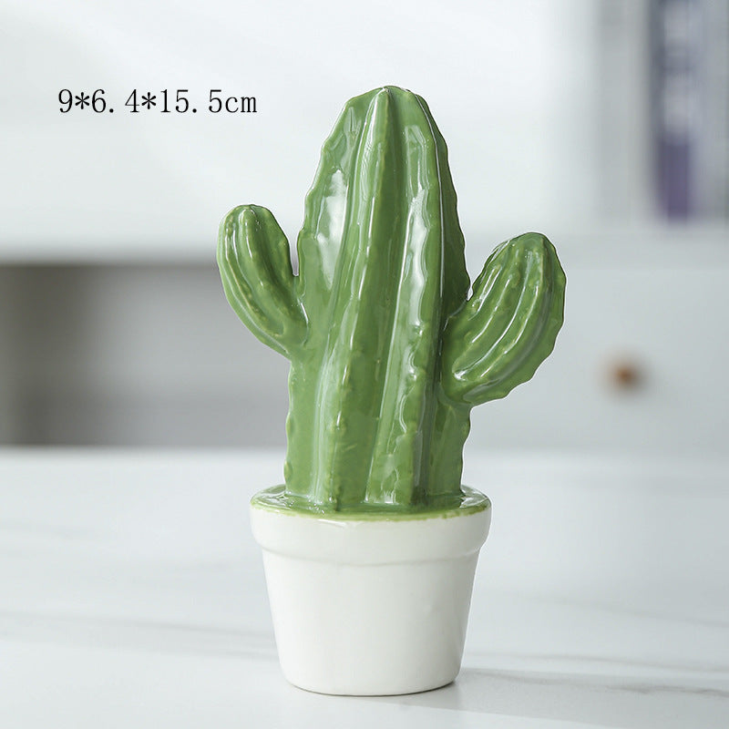 Decorative Ceramic Cactus Planter Stornfeild