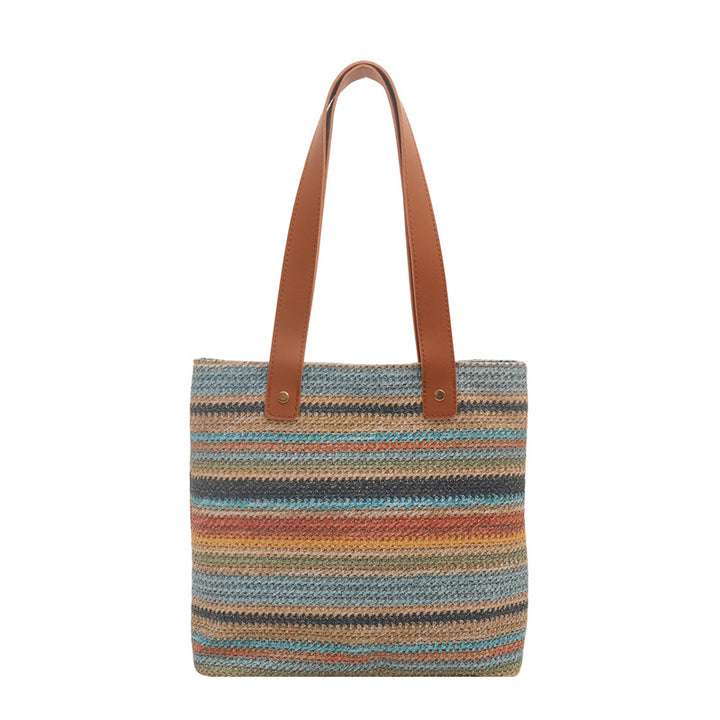 WoColorful Woven Tote Bag Stornfield