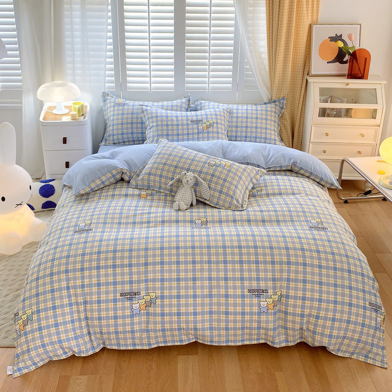 Modern Graphic Print Bedding Set