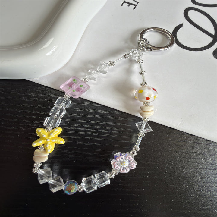 Decorative Beaded Charm Keychain Stornfield 1790135561