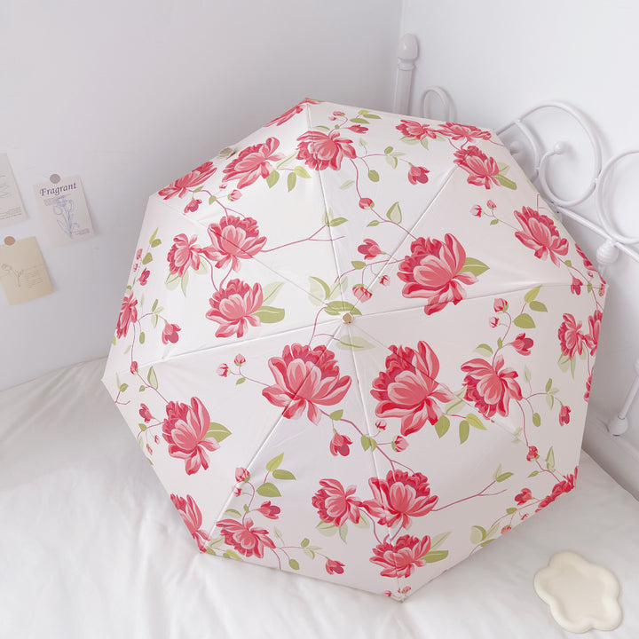 Ladies folding umbrella with fruity cherry design Stornfield