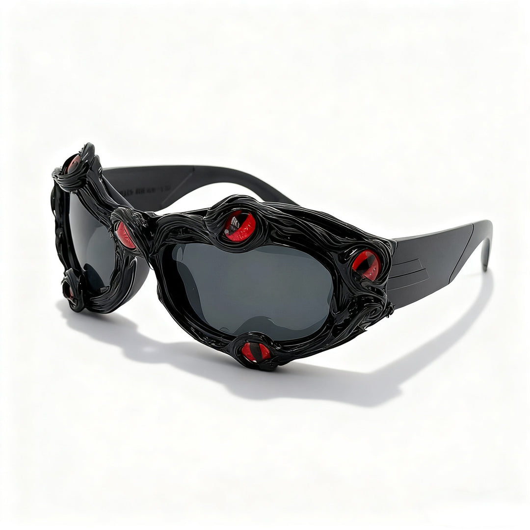 Women's creative designer sunglasses with extravagant 3D elements Stornfield