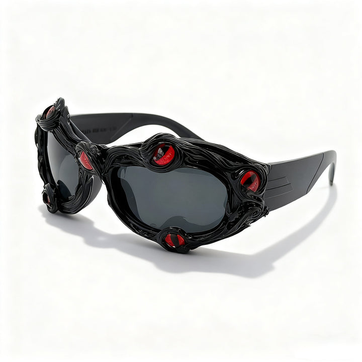 Women's creative designer sunglasses with extravagant 3D elements Stornfield