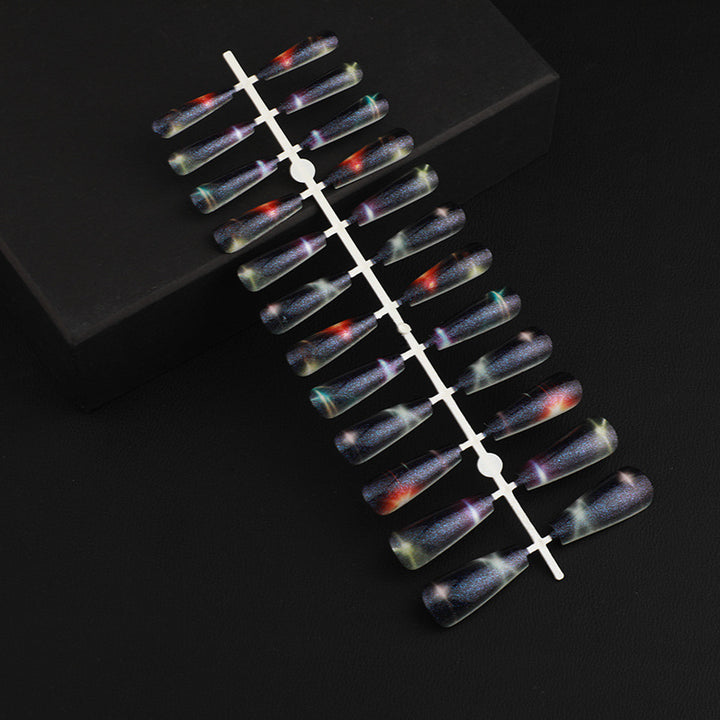 Artificial nails with star and moon design Stornfield
