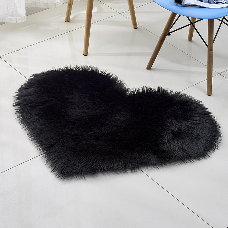 Plush Heart-Shaped Area Rug Stornfield