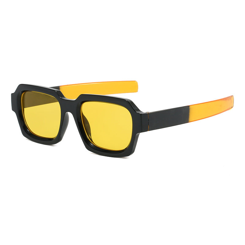 Ladies fashionable stylish square sunglasses with contrasting frame Stornfield
