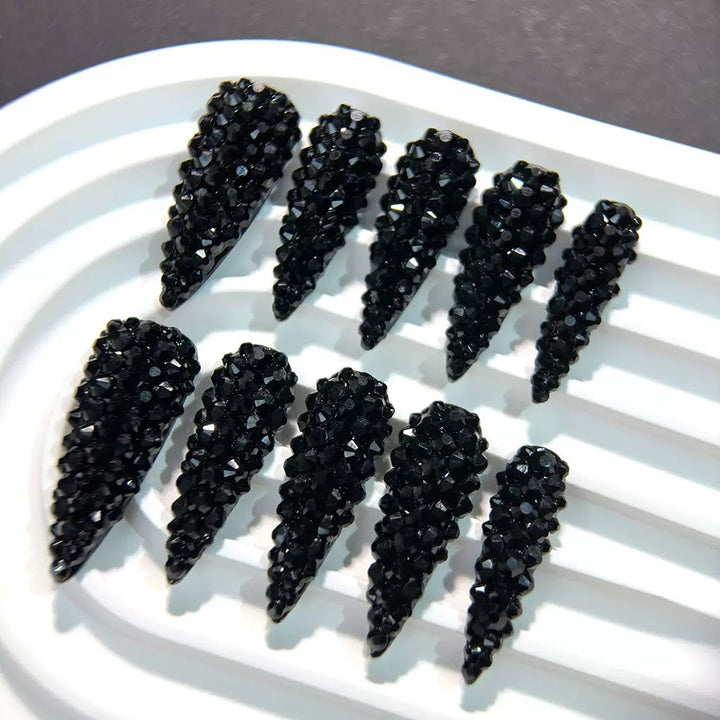 3D Sculpted Stiletto Nail Enhancements Stornfield