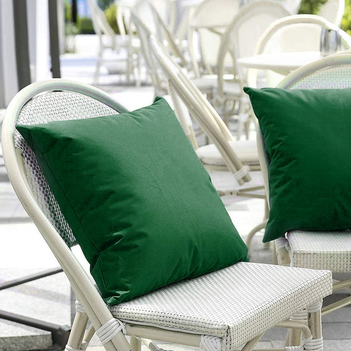 Outdoor Water-Resistant Square Throw Pillow Insert with Plush Polyester Fill