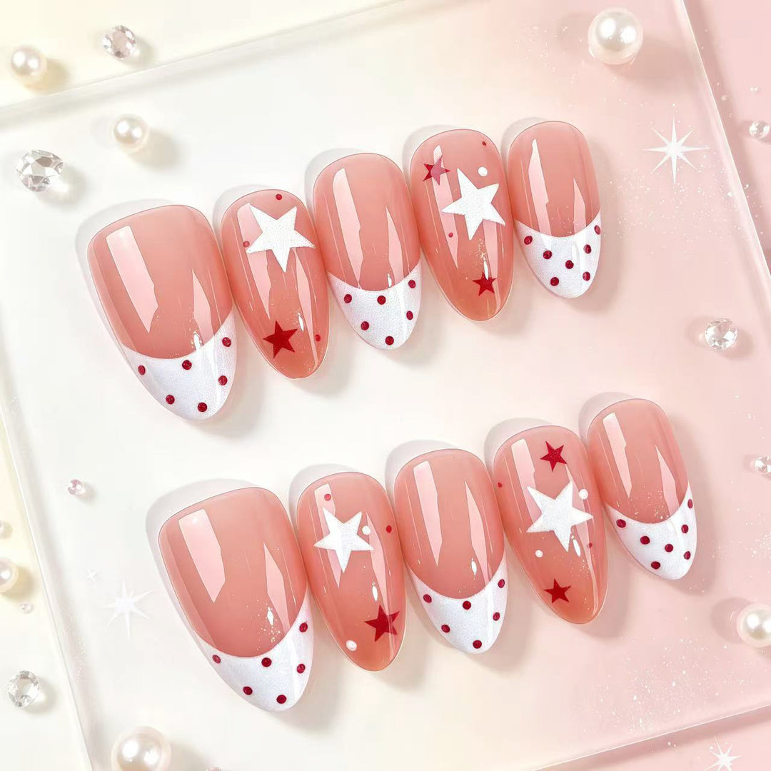Starry Themed Press-On Nail Set