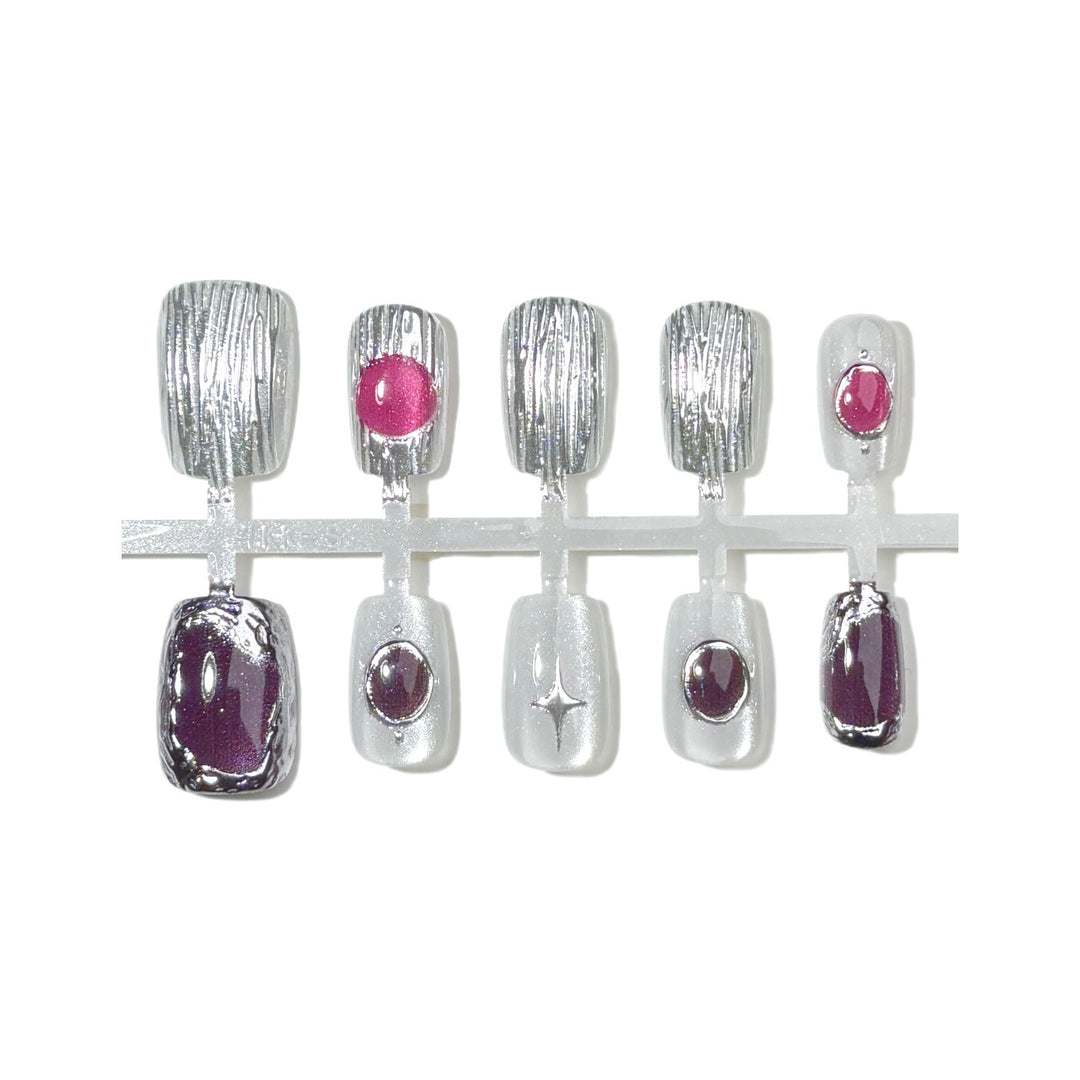 Decorative Nail Art Press-On Set 1790745357