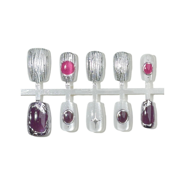 Decorative Nail Art Press-On Set 1790745357